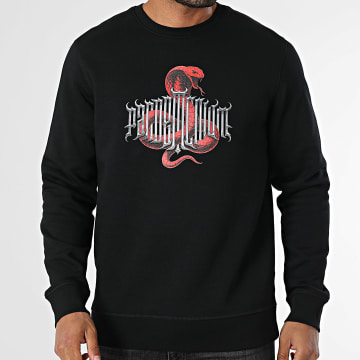Vald - Sudadera Snake Crewneck Negro