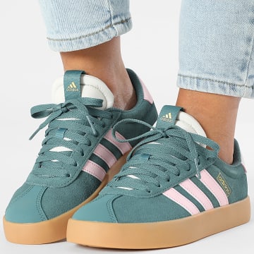 Adidas Sportswear - Sneaker Women VL Court 3.0 JR0955 Preloved Teal Clear Pink Gold Metallic