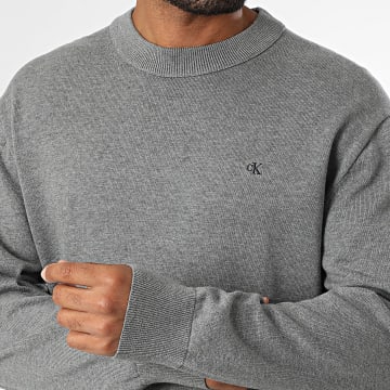 Calvin Klein - Pull 309G Gris Chiné