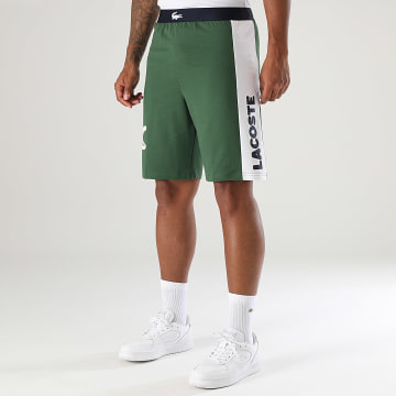 Lacoste - Short Jogging Loungewear Big Logo Crocodile Vert