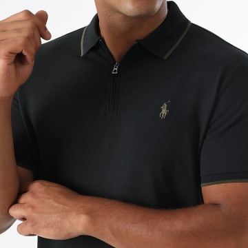 Polo Ralph Lauren - Originele Player Slim Korte Mouw Polo Zwart