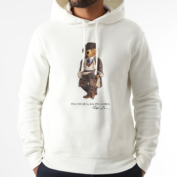 Polo Ralph Lauren - Sudadera con capucha Polo Bear Beige claro