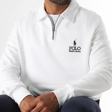 Polo Ralph Lauren - Sudadera clásica blanca con cremallera
