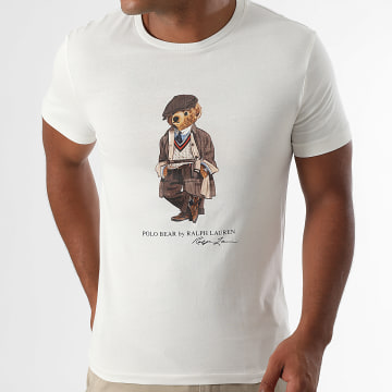 Polo Ralph Lauren - T-Shirt Slim Polo Bear Hellbeige