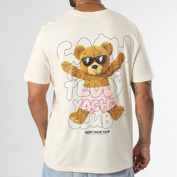 Teddy Yacht Club - Camiseta King Of Swim Oversize Beige