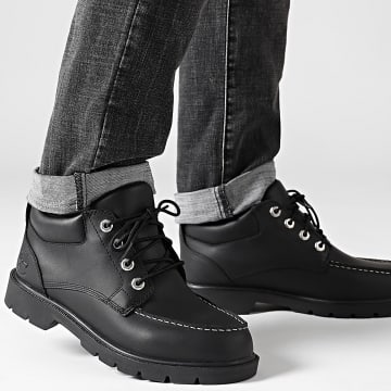 Timberland - Scarpe classiche allacciate impermeabili A6EU1 Nero pieno fiore