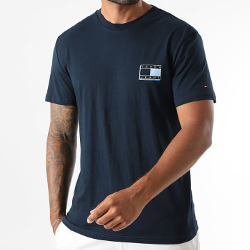Tommy Jeans - Camiseta Slim Pop Color Flag 1577 Azul Marino