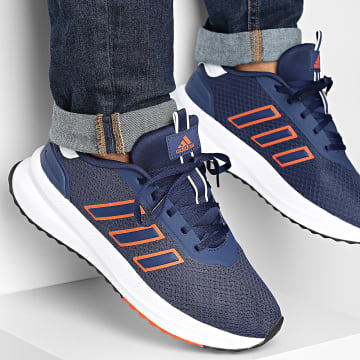 Adidas Sportswear - Cestini X PLRPATH JP7934 Blu Scuro Semi Impact Arancione Cloud Bianco