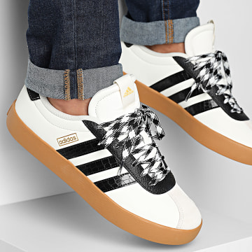 Adidas Sportswear - Scarpe da ginnastica VL Court 3.0 JR8603 Off White Core Black Gold Metallic