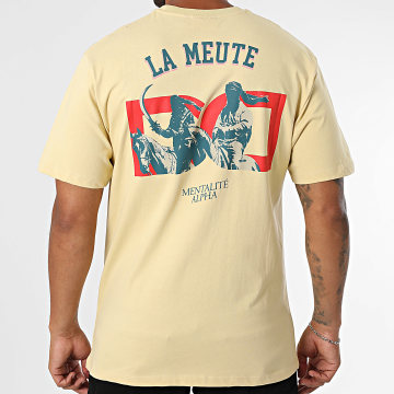 Djadja & Dinaz - Tee Shirt La Meute Cavalier Beige