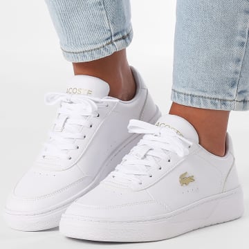 Lacoste - Baskets Femme Court Pro 225 White Gold