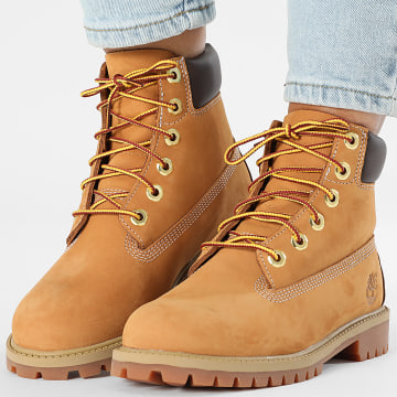Timberland - Botas Mujer Premium 6 En Encaje Impermeable 112909 Trigo