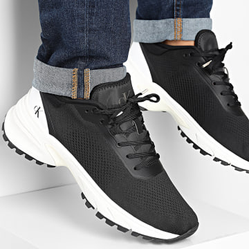 Calvin Klein - Baskets Hike Runner Tech Knit 1284 Black Bright White