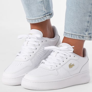 Lacoste - Baskets Femme L001 Set 225 White Gold