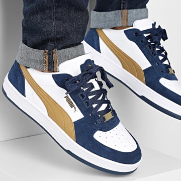 Puma - Scarpe da ginnastica Puma Caven 2.0 Lux SD 395080 Puma Bianco Miele Burro Blu