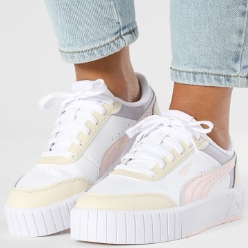 Puma - Carina Mia Jr Zapatillas Mujer 403746 Puma Blanco Flor de Jazmín