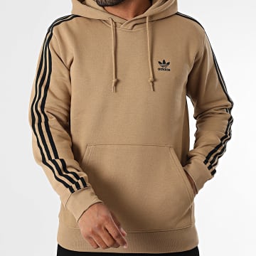 Adidas Originals - Sweat Capuche 3 Stripes JY1377 Camel