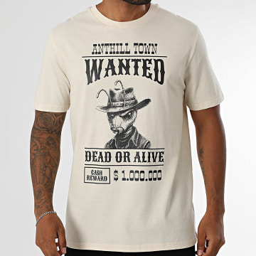 Anthill - Anthill City Oversize T-Shirt Beige Schwarz