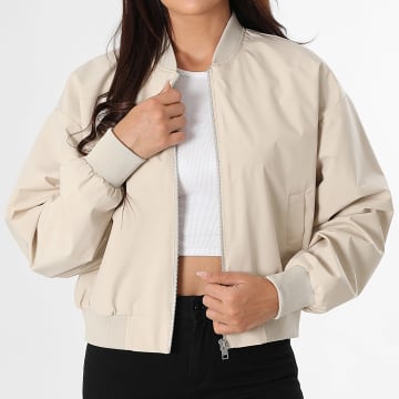 Jack And Jones - Veste Bomber Femme JJXX Ella Beige