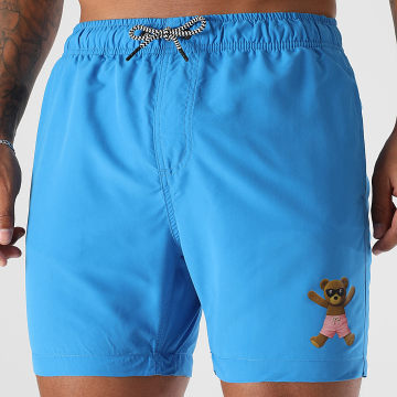 Teddy Yacht Club - Pantaloncini King Of Swim Blu Reale
