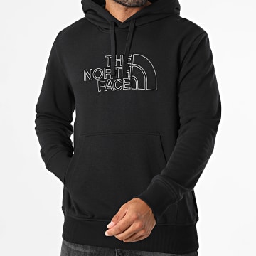 The North Face - Drew Peak Light Hoodie A8C1B Black Grey