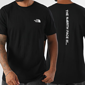The North Face - T-Shirt Vertical Logo A8EE7 Schwarz