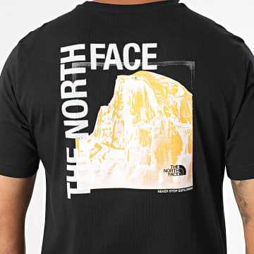 The North Face - T-Shirt Half Dome Photo A8EE9 Schwarz