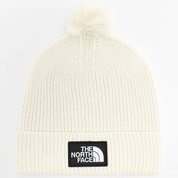 The North Face - Box Pom Logo Beanie A8CHF Beige claro