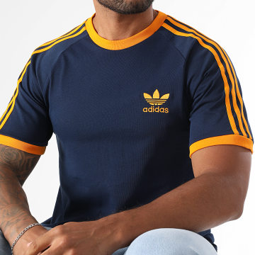 Adidas Originals - Tee Shirt A Bandes 3 Stripes KA0472 Bleu Marine