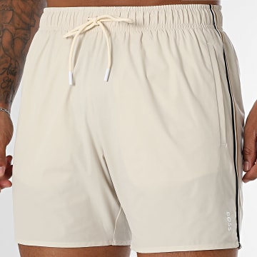 BOSS - Short De Bain A Bandes Iconic 50491594 Beige