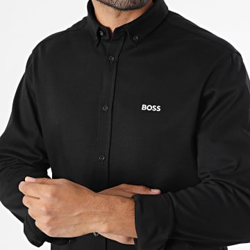BOSS - Long Sleeve Regular Fit Shirt Motion 50544795 Black - Ryses
