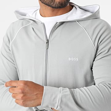 BOSS - Sweat Zippé Capuche Mix And Match 50515313 Gris