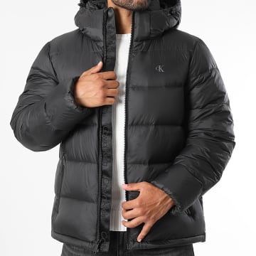 Calvin Klein - Doudoune Capuche Zippée 518G Noir