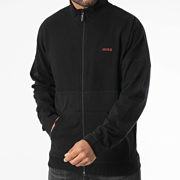 HUGO - Sweat Zippé Texturé Austin 50545220 Noir
