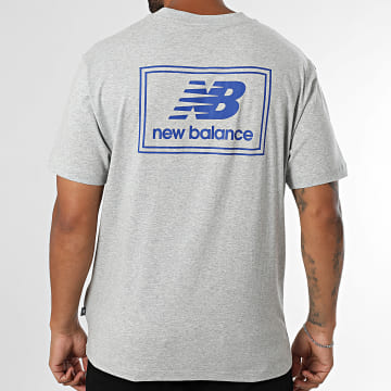 New Balance - Tee Shirt MT53928 Gris Chiné