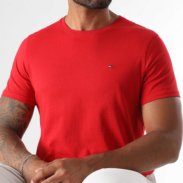 Tommy Jeans - Camiseta Tjm Xslim Jersey 4411 Rojo