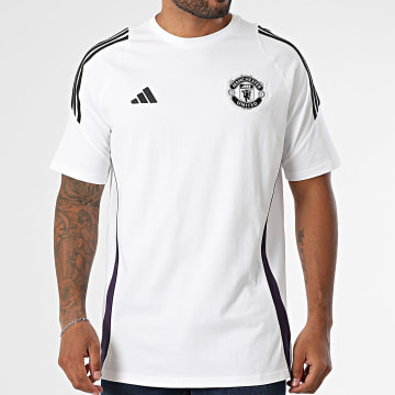 Adidas Sportswear - Tee Shirt A Bandes Manchester United JP3098 Blanc