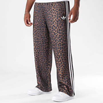 Adidas Originals - Pantalon Jogging A Bandes JV7580 Marron Leopard
