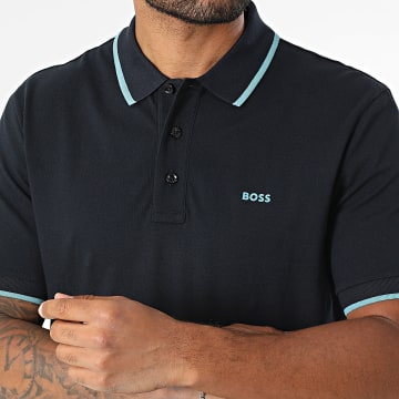 BOSS - Polo de manga corta Parlay 190 50494697 Azul marino