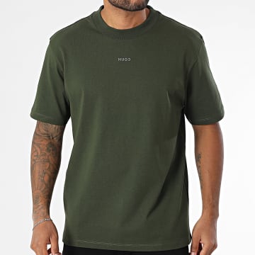 HUGO - Tee Shirt Dapolino 50488330 Vert Kaki Foncé