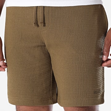 HUGO - Waffle Jogging Shorts Austin 50532023 Khaki Grün