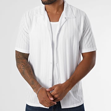 KZR - Gestructureerd shirt met korte mouwen 227 Wit