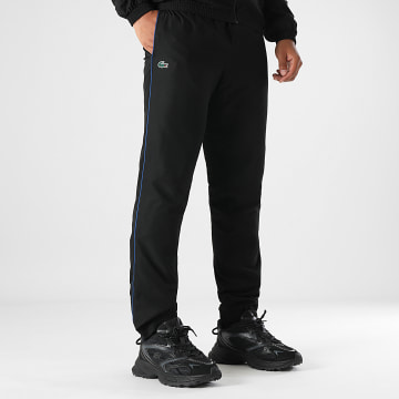 Lacoste - Pantalón con logotipo bordado de cocodrilo negro