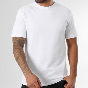 LBO - Crew-neck T-shirt Waffle 3908 White