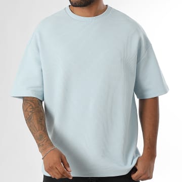 LBO - Tee Shirt Crew Neck Waffle Large 3918 Light Blue