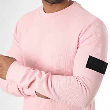 LBO - Jersey cuello redondo con parche 3920 Rosa