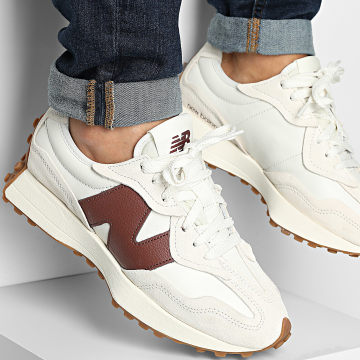 New Balance - Baskets 327 U327WKM White Red