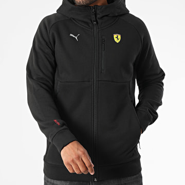 Puma - Chaqueta con capucha y cremallera Ferrari Pumatech 633936 Negro