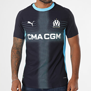Puma - OM Away Authentic Jersey 779843 Azul claro Azul marino