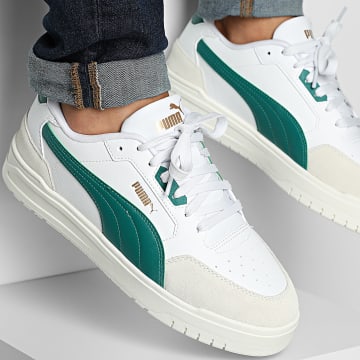 Puma - Shuffle Downtown OG Zapatillas 403840 Puma Blanco Verde Vapor Gris